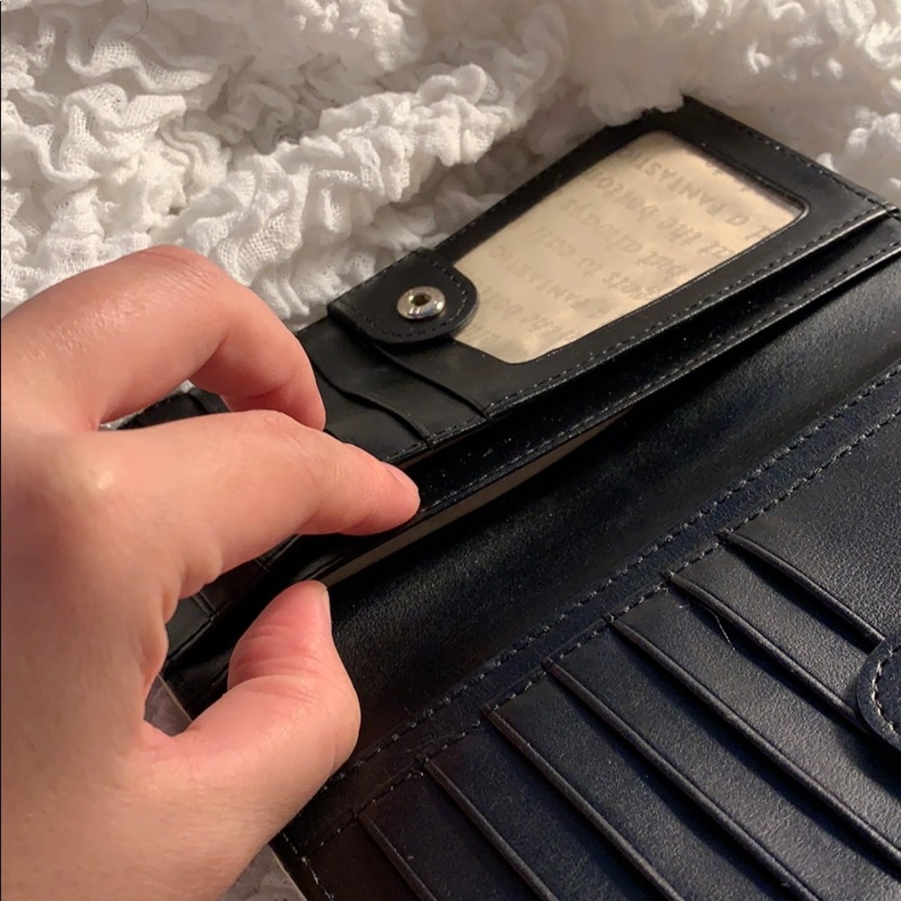 Kate Spade Blue Striped Wallet - Picture 6 of 7